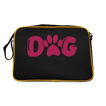 Patte de chien - Sac Retro - noir/or - Dos