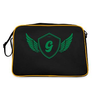Coat of arms G - Retro Bag - black/gold - Back