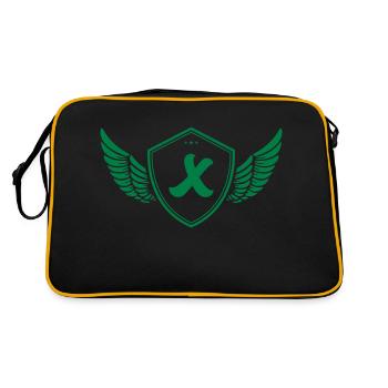 Armoiries x - Sac Retro - noir/or - Dos