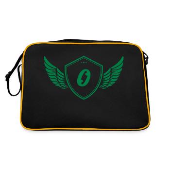 Coat of arms - Retro Bag - black/gold - Back