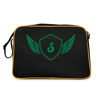 Armoiries S - Sac Retro - noir/or - Dos