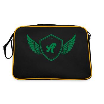 Coat of arms A - Retro Bag - black/gold - Back