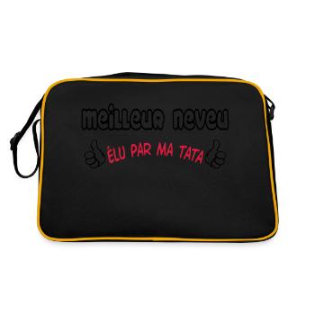 BEST Nephew - Retro Bag - black/gold - Back