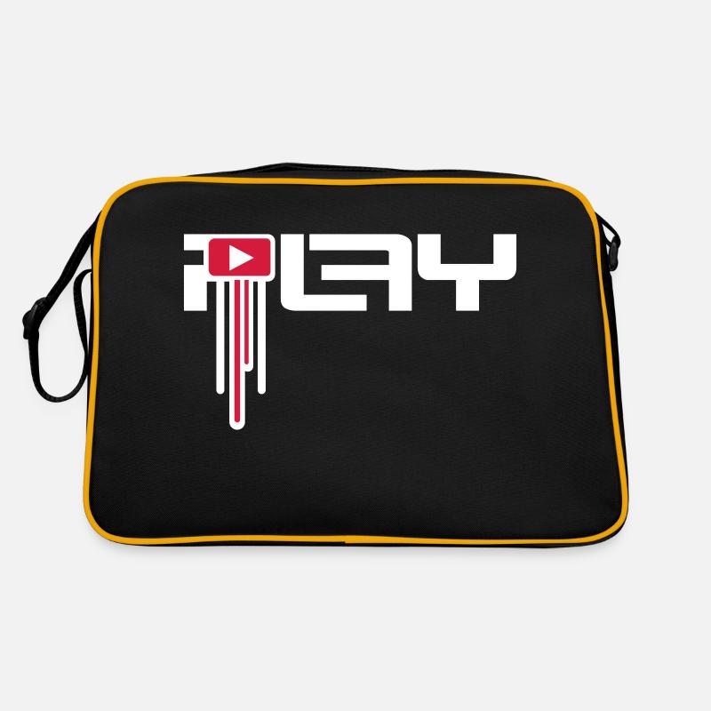 Fête, Jouer, Allumer, Symbole, Allumer, Graffiti Sac Retro