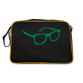 Lunettes - Sac Retro - noir/or - Dos