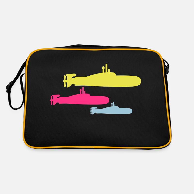 3 Submarines Fleet Three Squadrons Group Team Crew Retro Bag