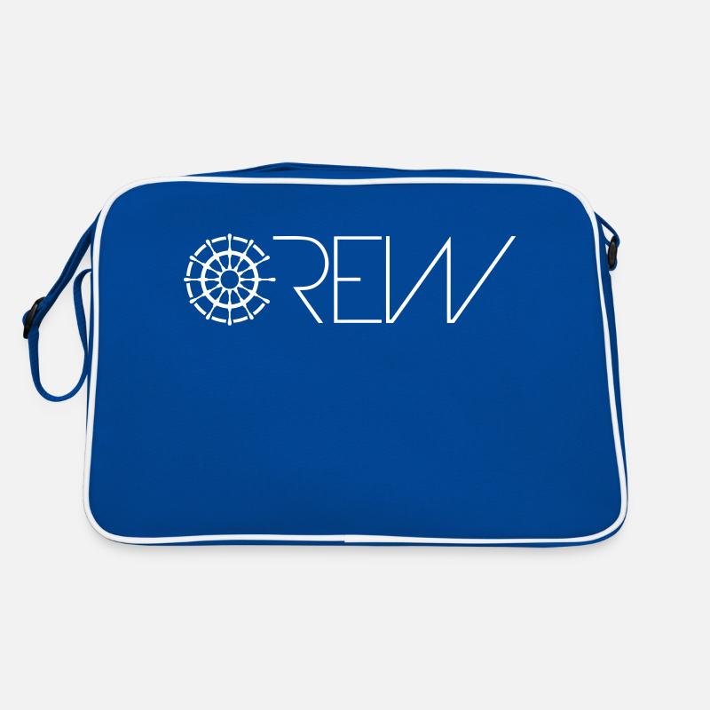 Équipage de voile Équipe de voile Bateau Volant Texte Logo Sac Retro