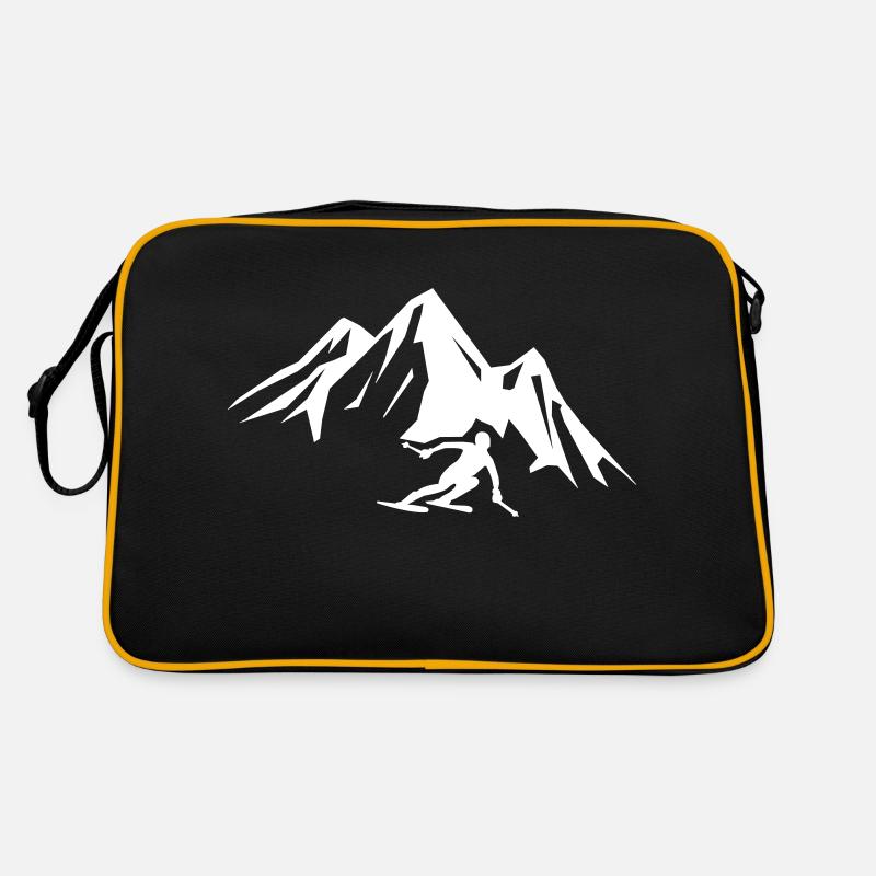 Montagnes de ski Sac Retro