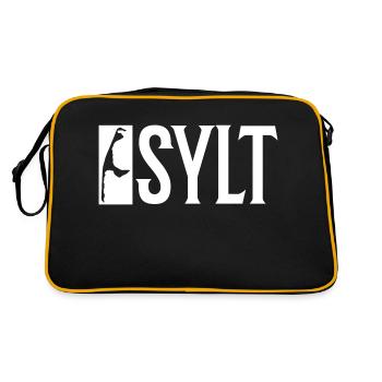 Sylt Island - Retro Bag - black/gold - Back