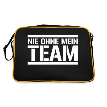 team - Retro Bag - black/gold - Back