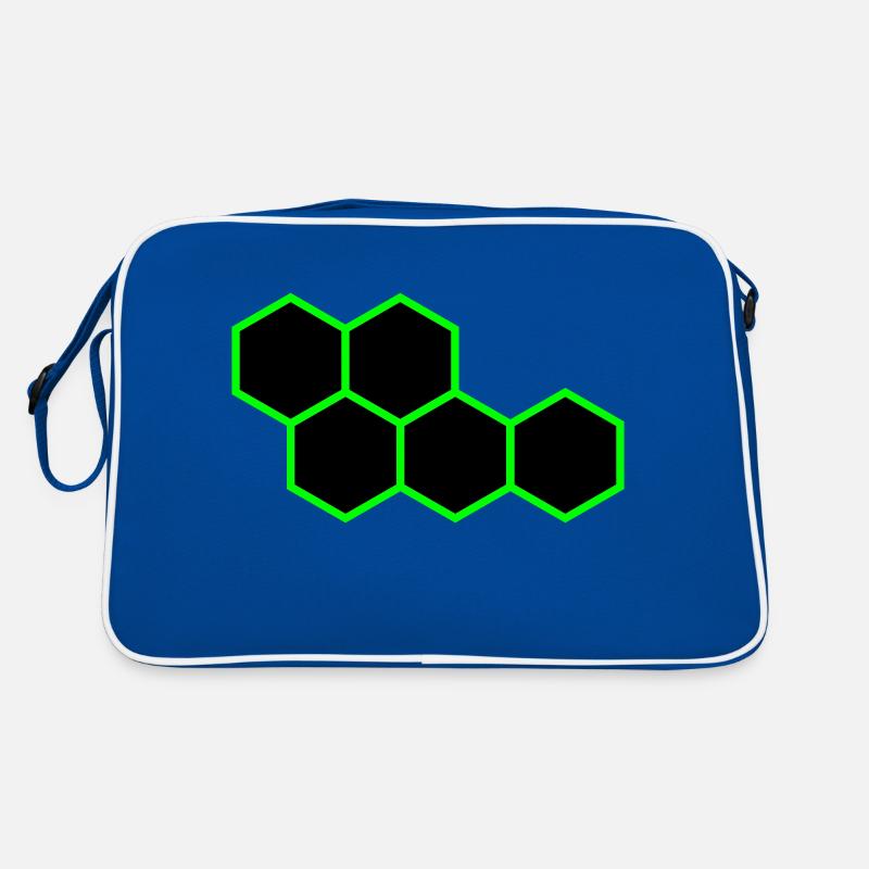 Hexagon Retro Tasche