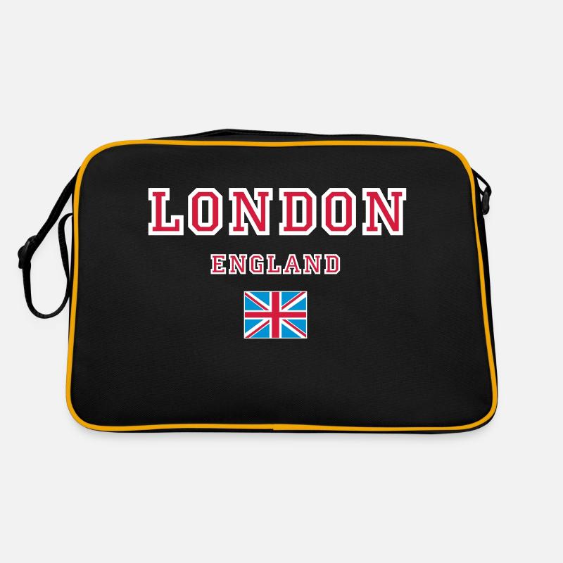 London, England - Retro Bag - black/gold
