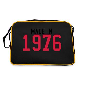 1976 - Retro Tasche - Schwarz/Gold - Hinten