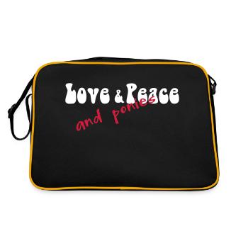 pony - Sac Retro - noir/or - Dos