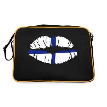 Finlande - Sac Retro - noir/or - Dos