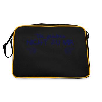 The not belong to me - Retro Bag - black/gold - Back