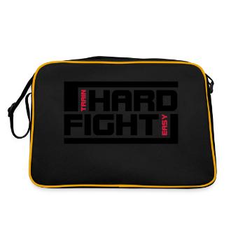 dur combat - Sac Retro - noir/or - Dos