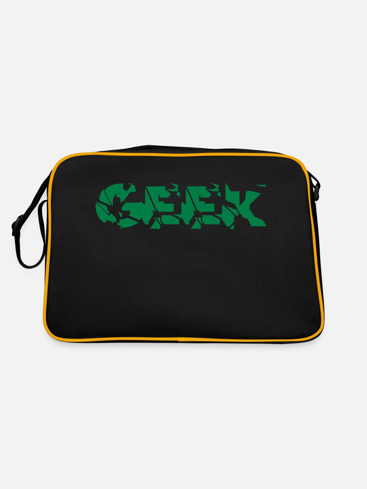 Geek - Retro Bag - black/gold - Back