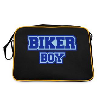 Biker Boy - Retro Bag - black/gold - Back