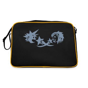 Kingdom Hearts Sora and Kairi - Retro Bag - black/gold - Back