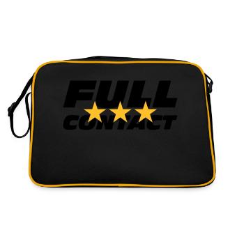Full Contact - Retro Bag - black/gold - Back