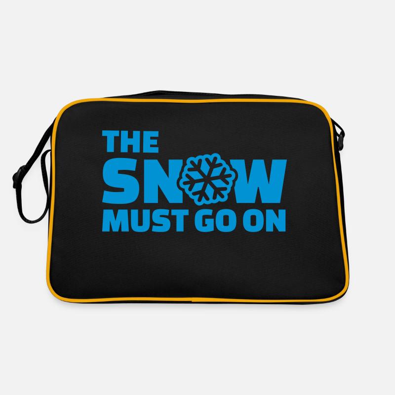 Schnee Retro Tasche