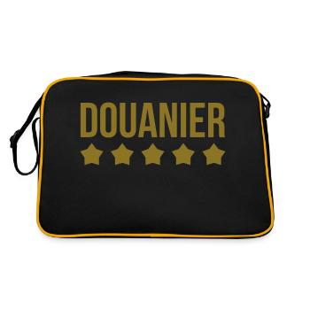 Douanier / Douane / Douanière / Police / Frontière - Retro Bag - black/gold - Back