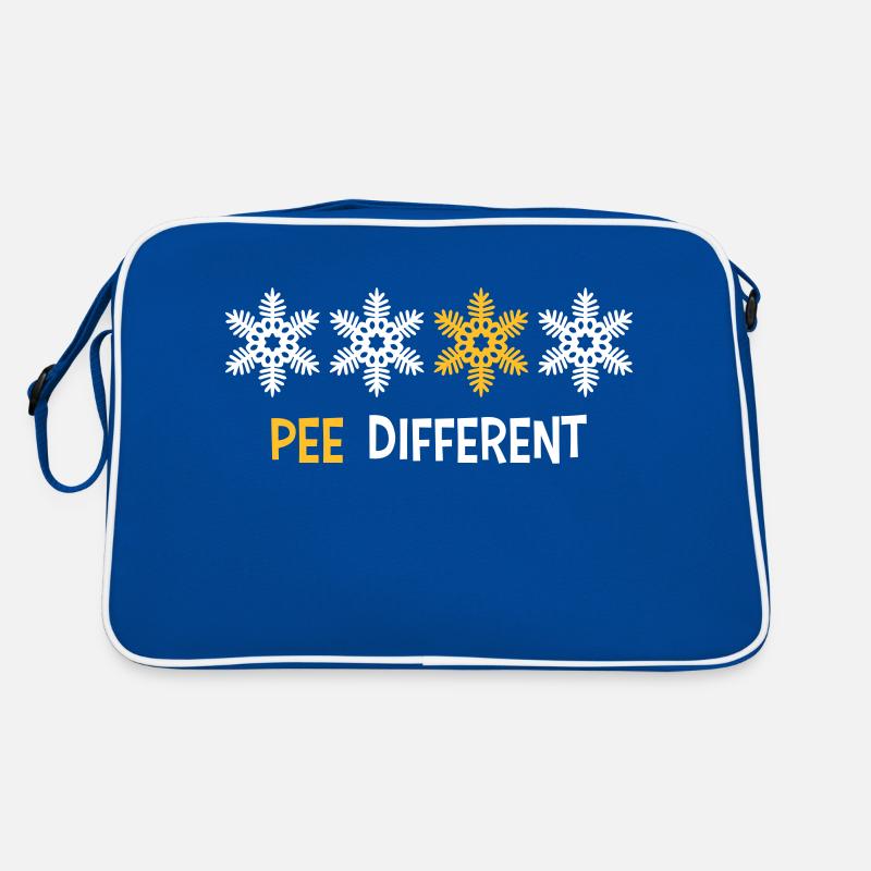 Pee Different Yellow Retro Bag