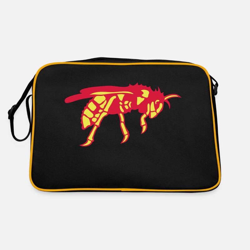 hornet bee guepe Retro Bag