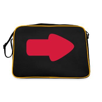 Arrow Marker - Retro Bag - black/gold - Back