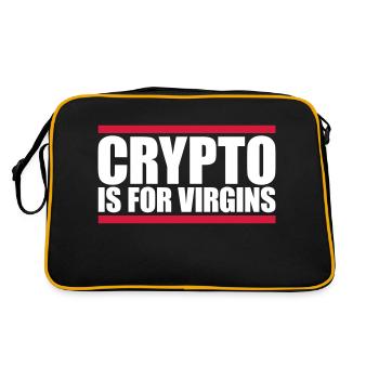 Crypto est pour les vierges - Sac Retro - noir/or - Dos
