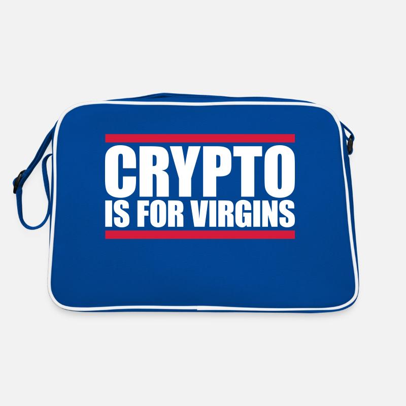 crypto is for virgins Retro Tasche