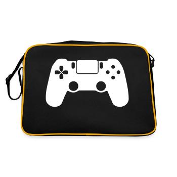 Gamer à la manette - Sac Retro - noir/or - Dos