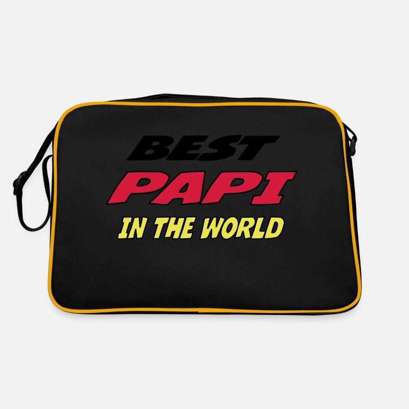 Bestes PAPI der Welt 221 Retro Tasche