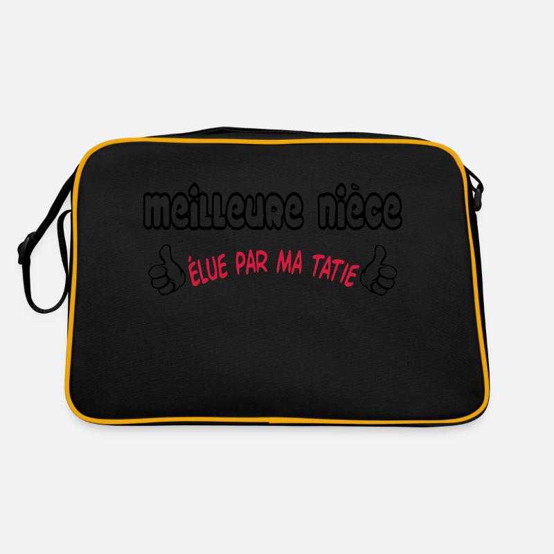 Beste Nichte Retro Tasche