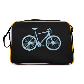 Roue de vélo - Sac Retro - noir/or - Dos