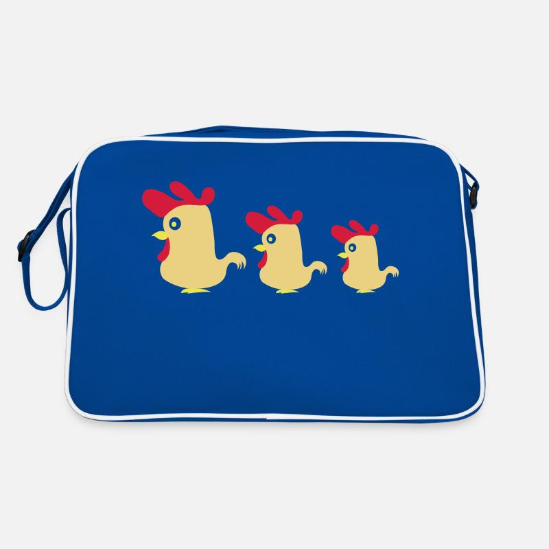Chickens Retro Bag