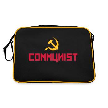 Communist with hammer and sickle - Sac Retro - noir/or - Dos