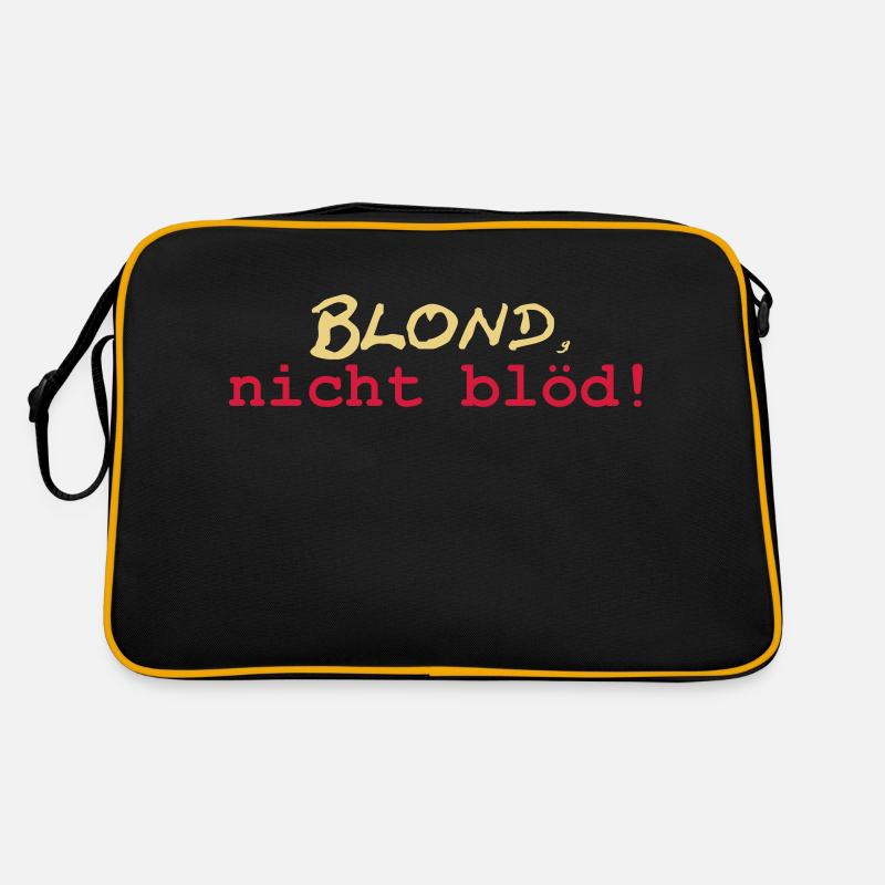 Blond nicht blöd Retro Tasche