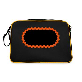 Bicycle patches - Retro Bag - black/gold - Back