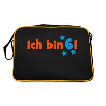 6 - Retro Bag - black/gold - Back