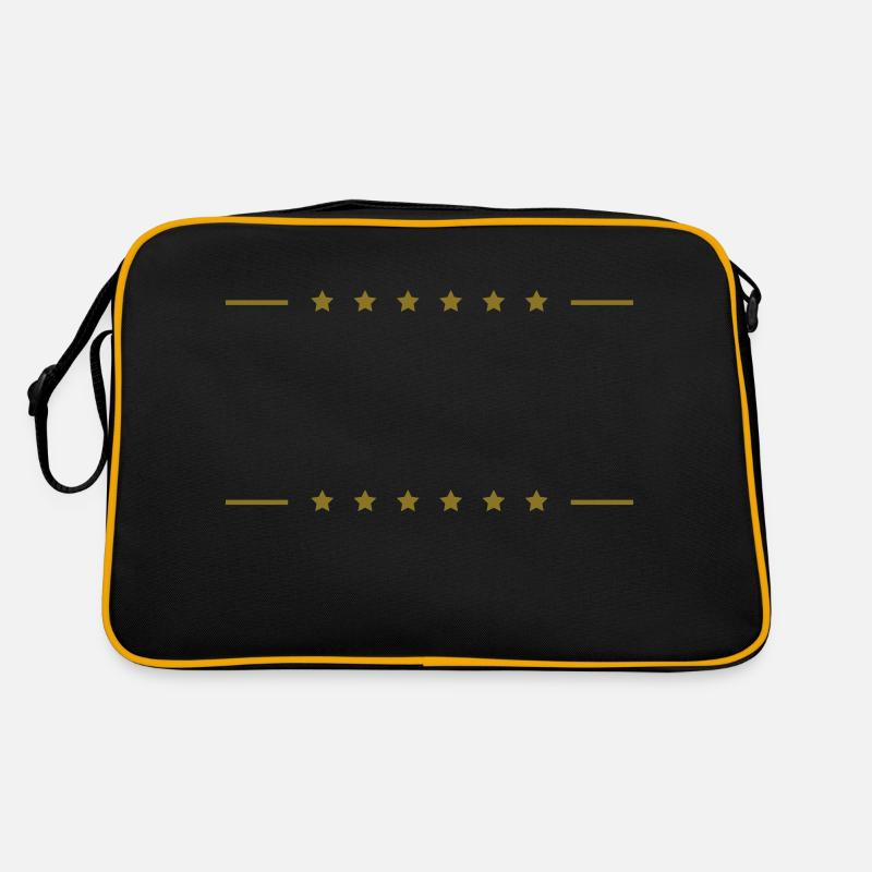 Stars lines frame Retro Bag
