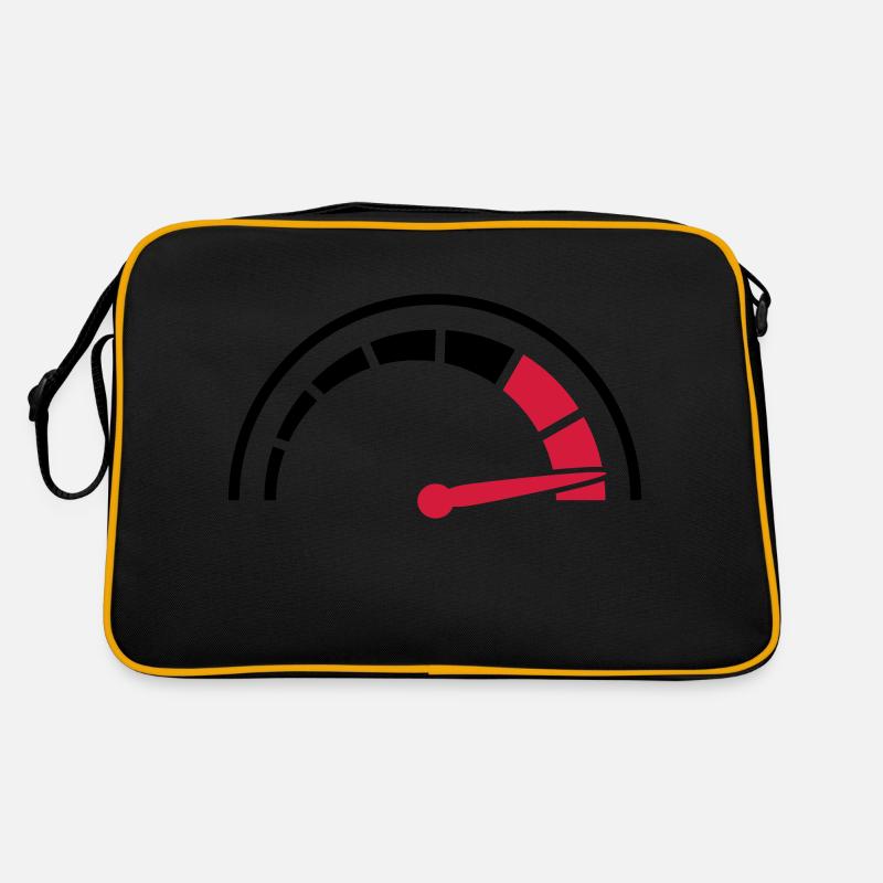 Tacho Schnell Rasen Retro Tasche