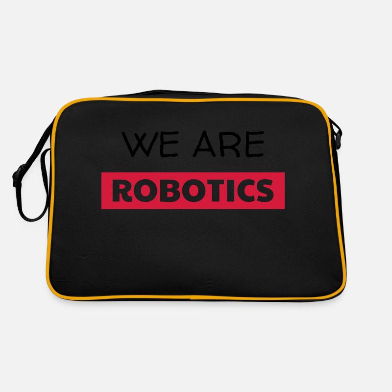 Robotics Robot Robotik Robotique Roboter Retro Bag