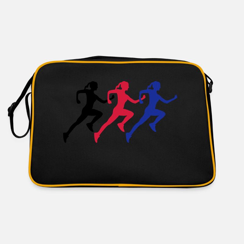 Läuferinnen Retro Tasche