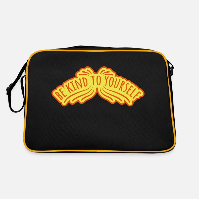 be kind to yourself Retro Tasche