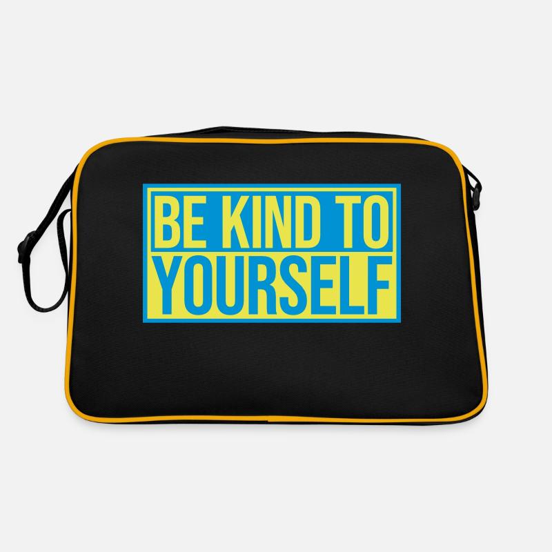 be kind to yourself Retro Tasche