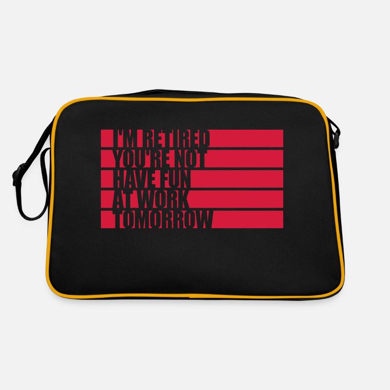 have fun at work Retro Tasche