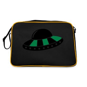OVNI - Sac Retro - noir/or - Dos