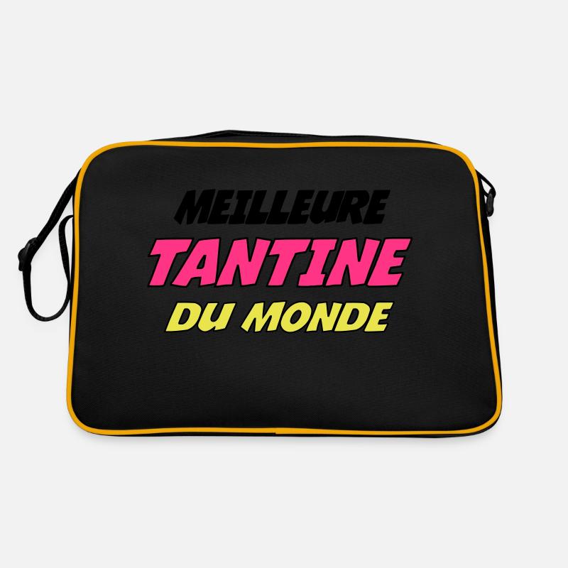 BEST AUNTIE IN THE WORLD Retro Bag